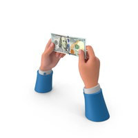 Single 100 US Dollar Money Note Hold PNG & PSD Images