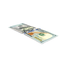 Split Two Pieces 100 US Dollar Money Note PNG & PSD Images