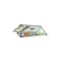 Split Two Top 100 US Dollar Money Note PNG & PSD Images