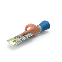 Two Finger Hold Give 100 US Dollar Money Note PNG & PSD Images