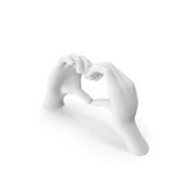 Heart Hand Sculpture PNG & PSD Images