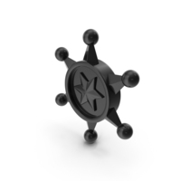 Sheriff Police Security Badge Icon Block PNG & PSD Images