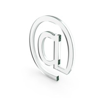 Glass At Symbol Straight PNG & PSD Images