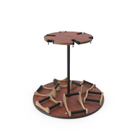 Carousel Rotating Guitar Stand PNG & PSD Images