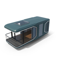 Futuristic Modular Home Design PNG & PSD Images