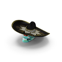 Mariachi Calavera Cielo Alegre PNG & PSD Images