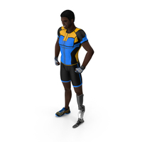 Man with Modern Prosthetic Foot PNG & PSD Images