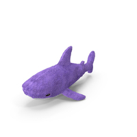 Purple Color Soft Shark Toy Fur PNG & PSD Images