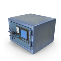 Locker Money Save Blue PNG & PSD Images