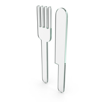 Glass Cutlery Symbol Straight PNG & PSD Images
