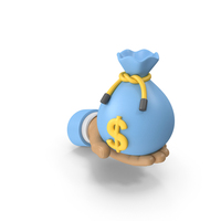 Dollar Bag In hand PNG & PSD Images