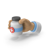 Hand Holding Healthcare Bottle PNG & PSD Images
