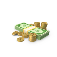Money With Coins PNG & PSD Images