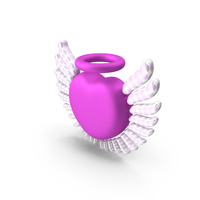 Angel Love Valentine Heart Wing Icon PNG & PSD Images