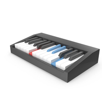 Piano A7-5 (A7b5) Chord PNG & PSD Images