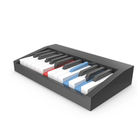 Piano B7-5 (B7b5) Chord PNG & PSD Images