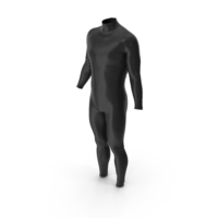 Men Black Rubber Bodysuit PNG & PSD Images