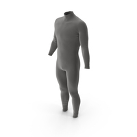 Men Grey Bodysuit PNG & PSD Images