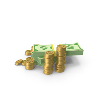 Money With Coins PNG & PSD Images