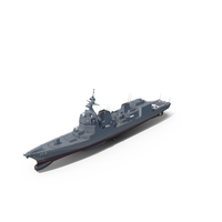 Asahi Class Destroyer 25DD PNG & PSD Images