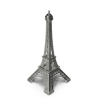 Eiffel Tower Silver Souvenir PNG & PSD Images