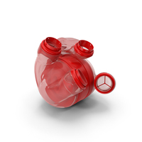 Glass Futuristic Heart Concept PNG & PSD Images