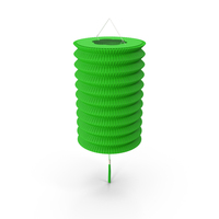 Colorful Chinese Green Paper Lantern PNG & PSD Images