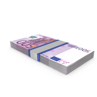 Euro 500 Note Currency Lot PNG & PSD Images