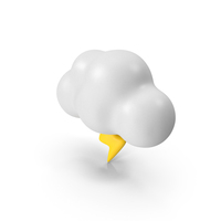 Thundercloud Weather Icon PNG & PSD Images