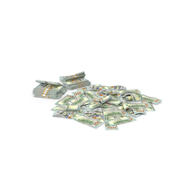 Pile 100 US Dollar Money Lots PNG & PSD Images