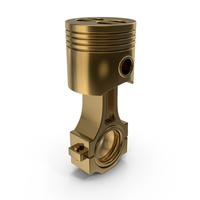 Gold Piston PNG & PSD Images