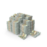 Heavy Cash 100 US Dollar Money Lots PNG & PSD Images