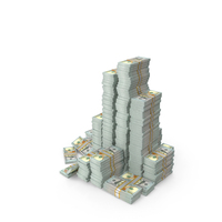 Tall Heavy Cash 100 US Dollar Money PNG & PSD Images