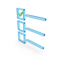 Check List Tick Mark Glass PNG & PSD Images