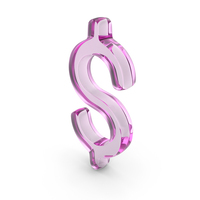 Dollar Money Symbol Glass PNG & PSD Images