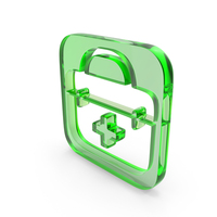 Medical Kit Health Plus Glass PNG & PSD Images