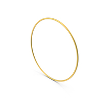 Thin Circular Ring Shape Gold PNG & PSD Images