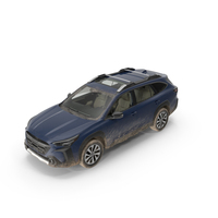 City Crossover SUV Blue Dirty Simplified PNG & PSD Images