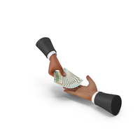 100 US Dollar Money Bill Help Giving Notes Hand Hold PNG & PSD Images