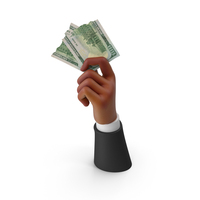 Cash 100 US Dollar Money Split Note Hand Hold PNG & PSD Images