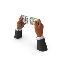 Cut Split 100 US Dollar Money Cash Hand Hold PNG & PSD Images