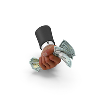 Fist 100 US Dollar Money Notes Bill Hand Hold PNG & PSD Images