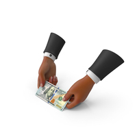 Single 100 US Dollar Money Note Give Hand Hold PNG & PSD Images