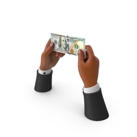 Single 100 US Dollar Money Note Hand Hold PNG & PSD Images