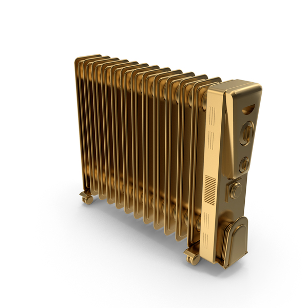 Gold Oil Radiator PNG & PSD Images