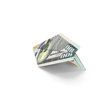 Paper Plane 100 US Dollar Note Money PNG & PSD Images