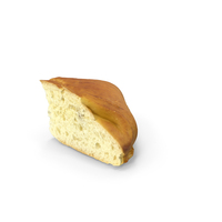 Cottage Cheese Bun Piece PNG & PSD Images