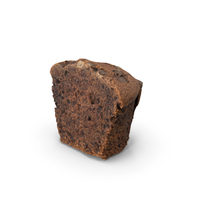 Half Of Brown Muffin PNG & PSD Images