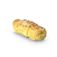 Sweet Crescent Roll With Sesame Seeds PNG & PSD Images