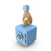 Coin Deposit Safe Icon PNG & PSD Images